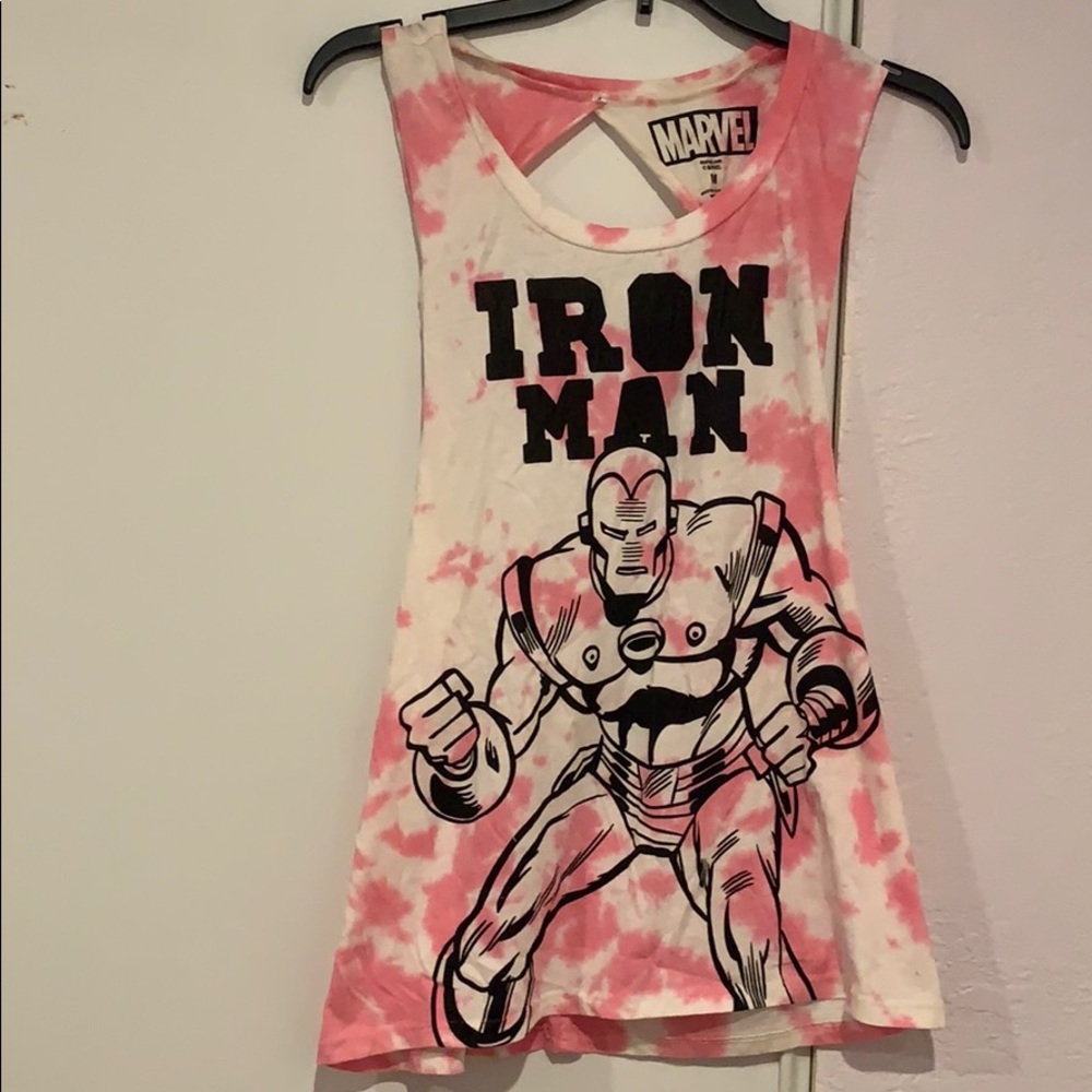 Marcel tye dye Iron man tank